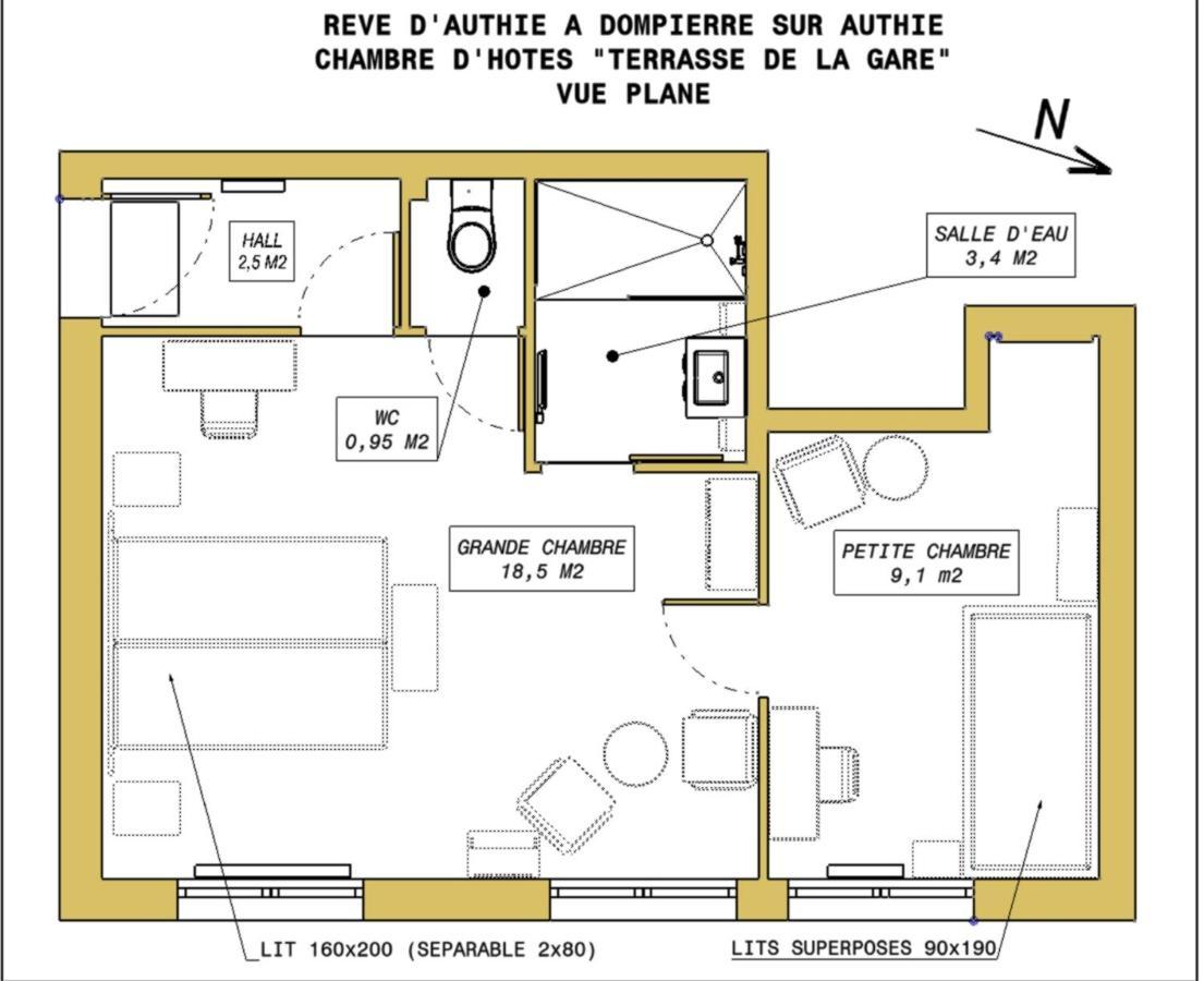 Rêve d'Authie Acomodação com café da manhã Dompierre-sur-Authie Exterior foto